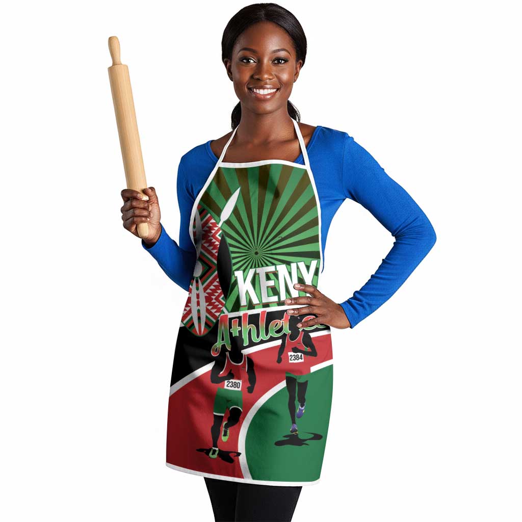 Athletics Kenya Apron Maasai Shield Running Way