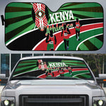 Athletics Kenya Auto Sun Shade Maasai Shield Running Way