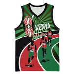 Afro Athletics Kenya Basketball Jersey Olono Maasai Shield Running Way LT14