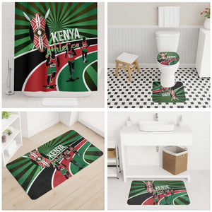 Athletics Kenya Bathroom Set Maasai Shield Running Way