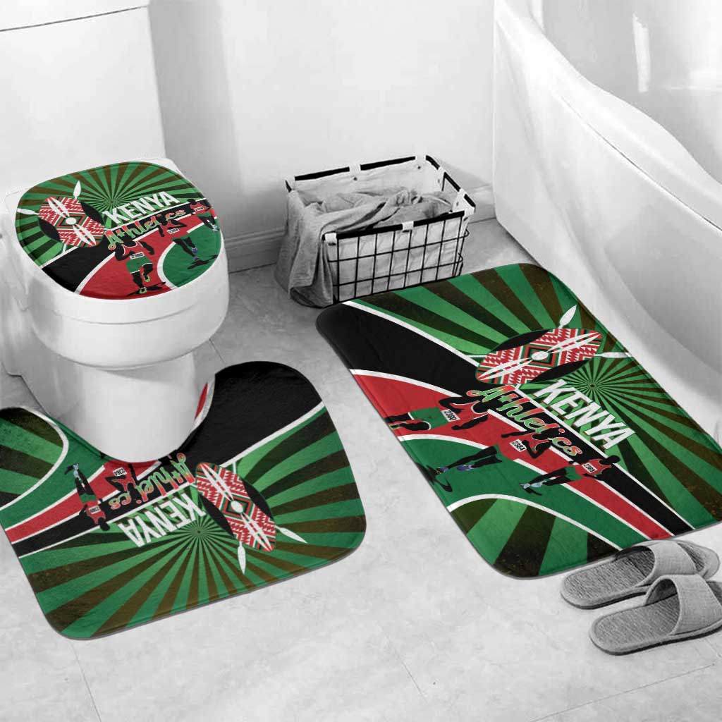 Athletics Kenya Bathroom Set Maasai Shield Running Way