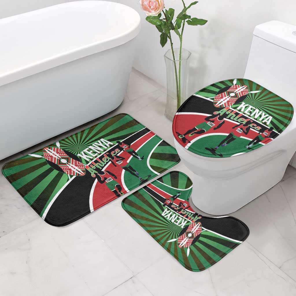 Athletics Kenya Bathroom Set Maasai Shield Running Way