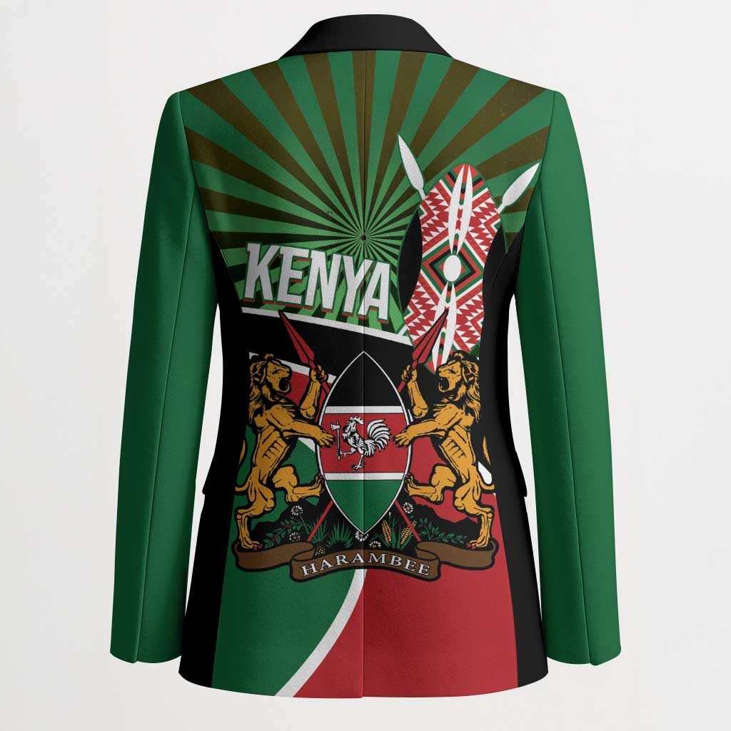 Athletics Kenya Blazer Maasai Shield Running Way