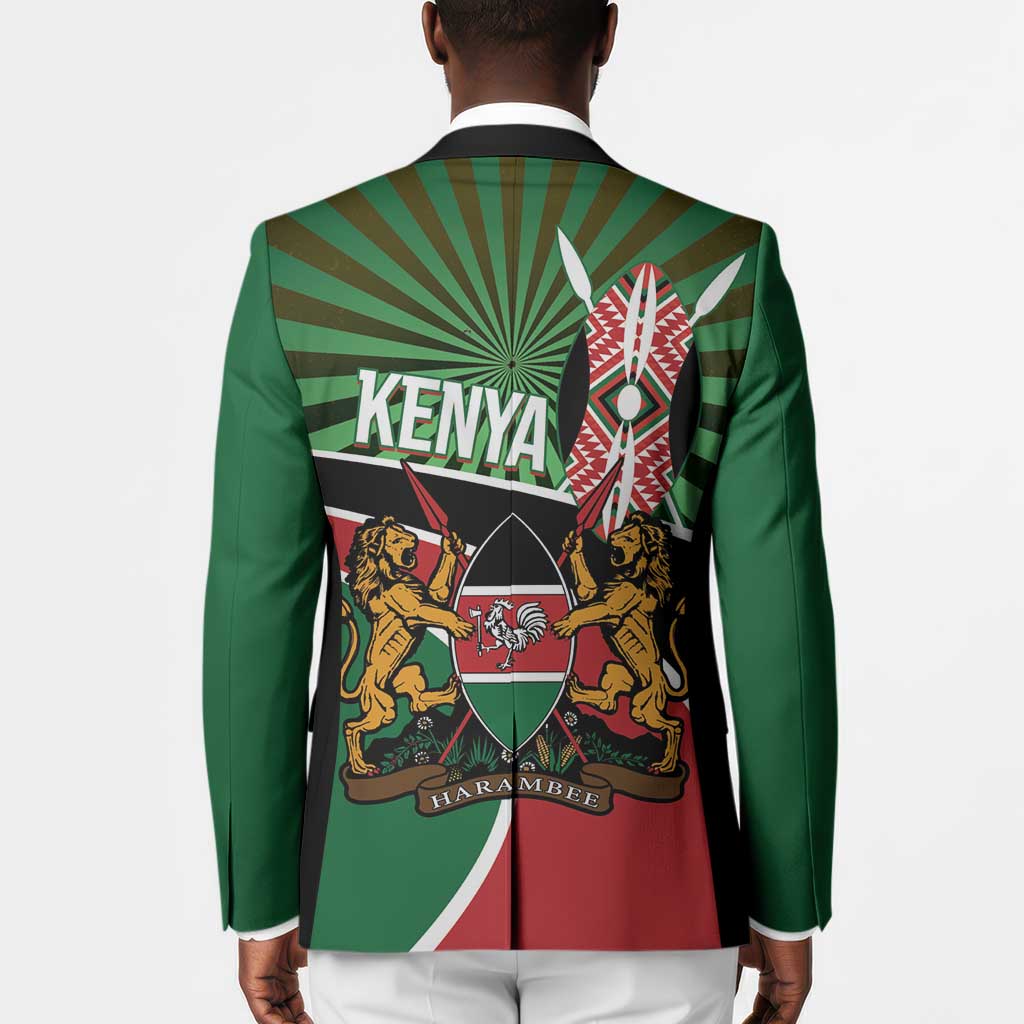 Athletics Kenya Blazer Maasai Shield Running Way