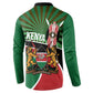 Athletics Kenya Button Sweatshirt Maasai Shield Running Way