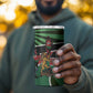 Afro Athletics Kenya 4 in 1 Can Cooler Tumbler Olono Maasai Shield Running Way - African Pride