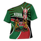 Athletics Kenya Cross Shoulder Shirt Maasai Shield Running Way