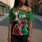 Athletics Kenya Cross Shoulder Shirt Maasai Shield Running Way