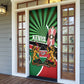Athletics Kenya Door Cover Maasai Shield Running Way