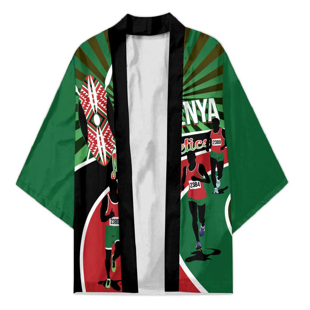 Athletics Kenya Kimono Maasai Shield Running Way