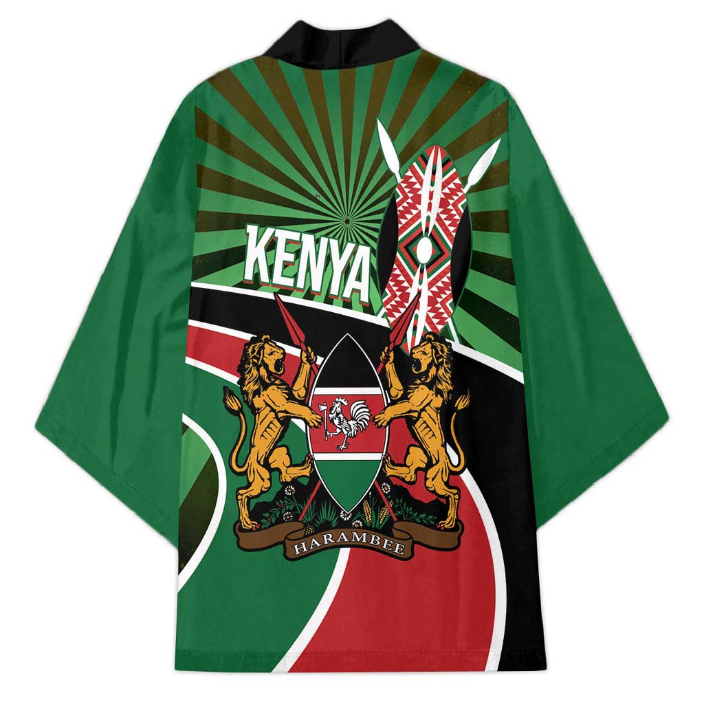 Athletics Kenya Kimono Maasai Shield Running Way