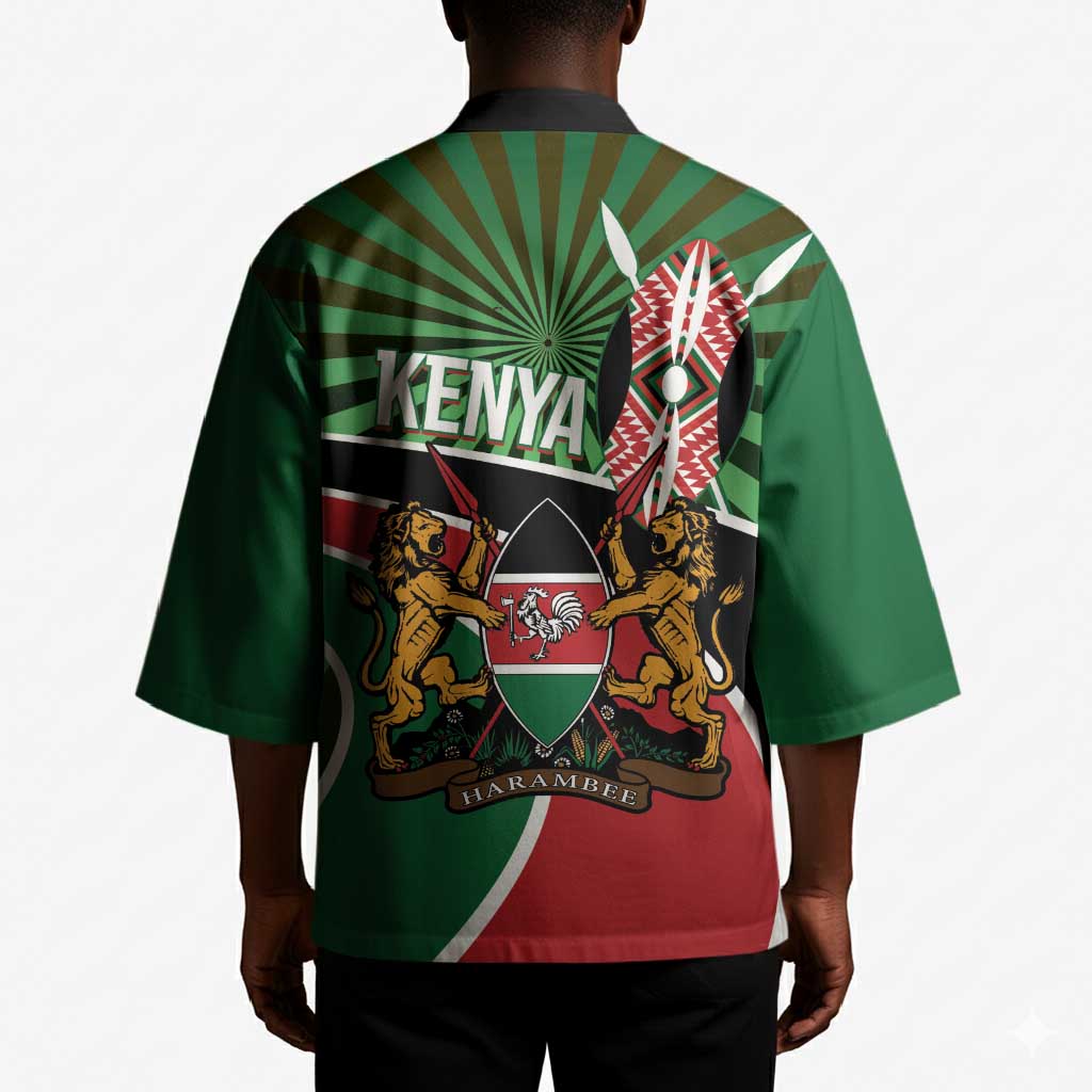 Athletics Kenya Kimono Maasai Shield Running Way
