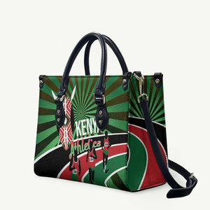 Athletics Kenya Leather Bag Maasai Shield Running Way