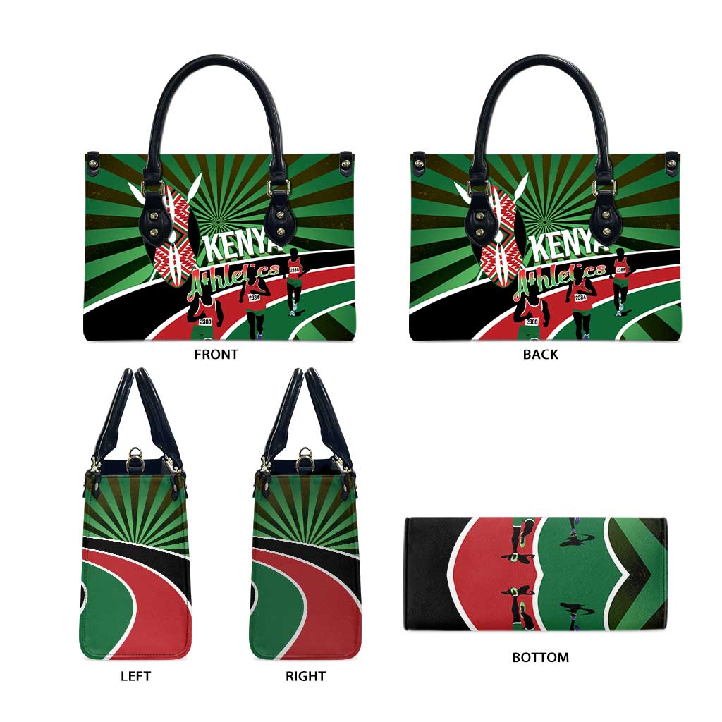 Athletics Kenya Leather Bag Maasai Shield Running Way