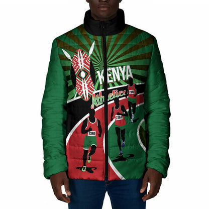 Athletics Kenya Padded Jacket Maasai Shield Running Way