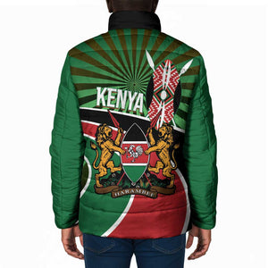 Athletics Kenya Padded Jacket Maasai Shield Running Way