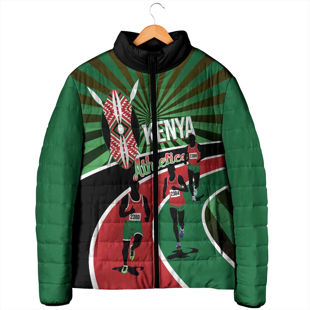 Athletics Kenya Padded Jacket Maasai Shield Running Way