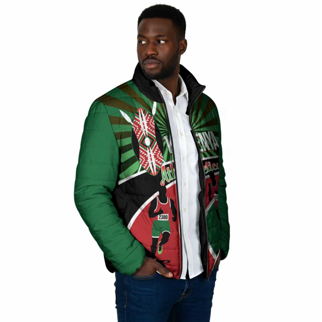 Athletics Kenya Padded Jacket Maasai Shield Running Way