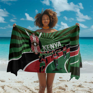 Afro Athletics Kenya Sarong Olono Maasai Shield Running Way - African Pride