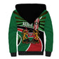 Afro Athletics Kenya Sherpa Hoodie Olono Maasai Shield Running Way - African Pride
