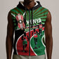 Afro Athletics Kenya Sleeveless Zip Hoodie Olono Maasai Shield Running Way - African Pride