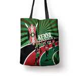Athletics Kenya Tote Bag Maasai Shield Running Way