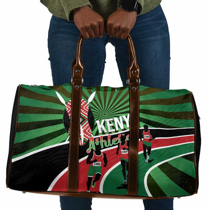 Athletics Kenya Travel Bag Maasai Shield Running Way