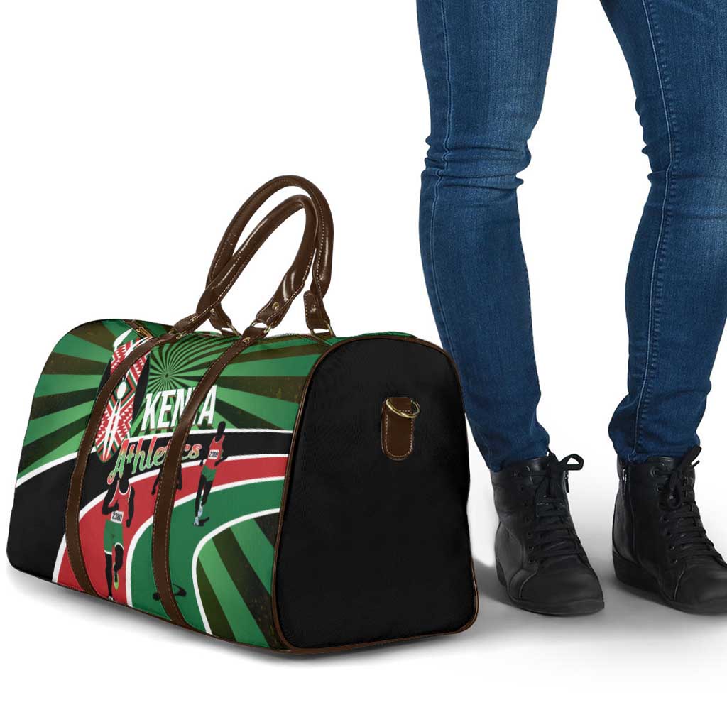 Athletics Kenya Travel Bag Maasai Shield Running Way