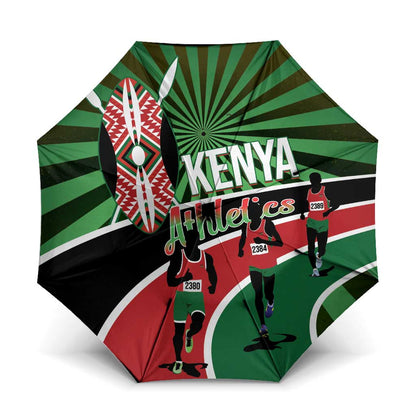 Athletics Kenya Umbrella Maasai Shield Running Way