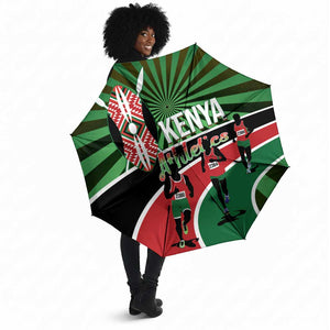 Athletics Kenya Umbrella Maasai Shield Running Way
