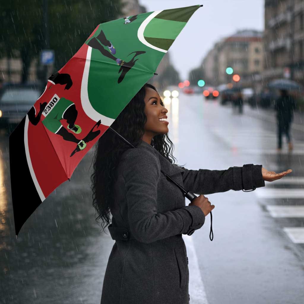 Athletics Kenya Umbrella Maasai Shield Running Way