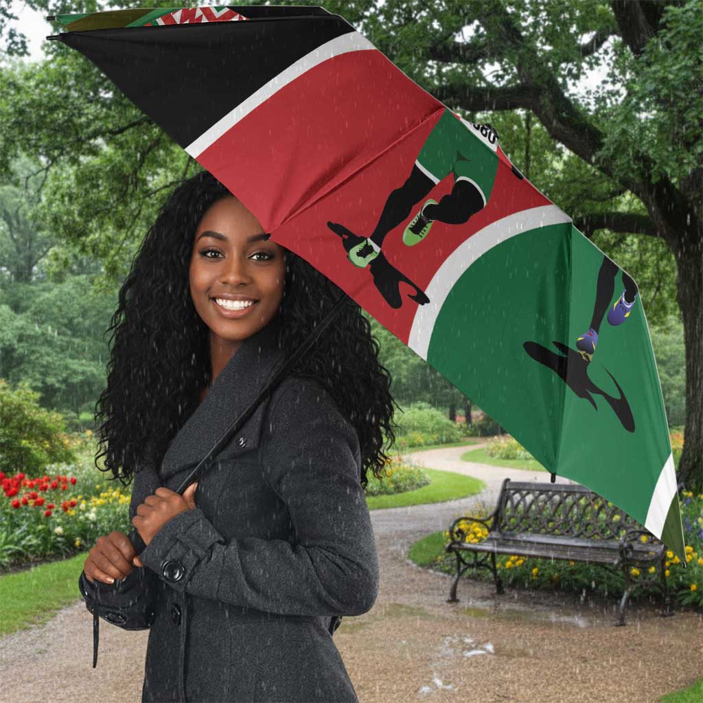Athletics Kenya Umbrella Maasai Shield Running Way