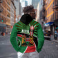 Afro Athletics Kenya Zip Hoodie Olono Maasai Shield Running Way - African Pride