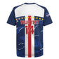 Custom Cape Verde Football Rugby Jersey Blue Sharks Sporty