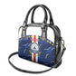 Custom Cape Verde Football Shoulder Handbag Blue Sharks Sporty