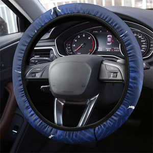 Cape Verde Football Steering Wheel Cover Blue Sharks Sporty