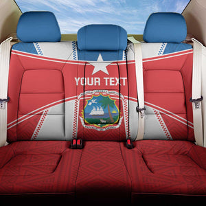 Custom Lone Stars Back Car Seat Cover Liberia Football - Sporty Style