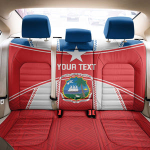 Custom Lone Stars Back Car Seat Cover Liberia Football - Sporty Style