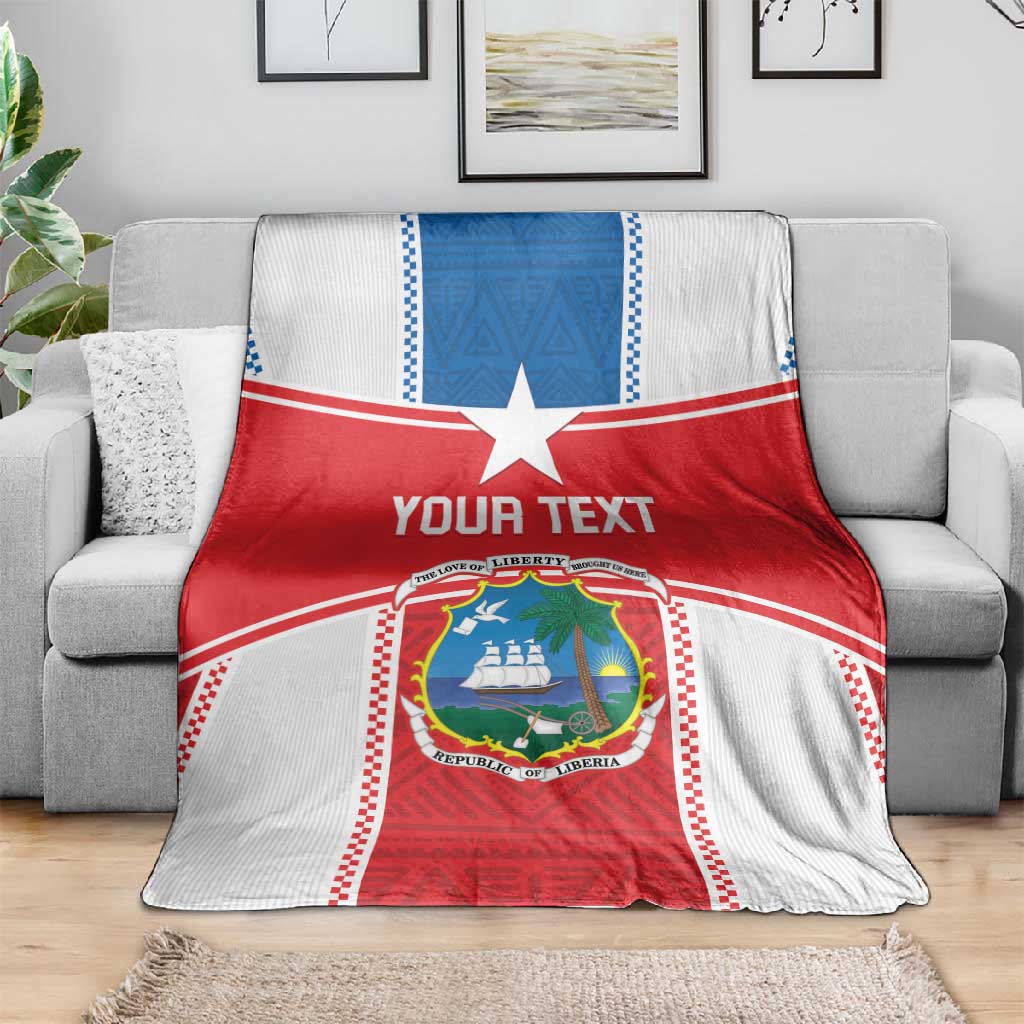 Custom Lone Stars Blanket Liberia Football - Sporty Style