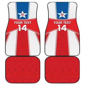 Custom Lone Stars Car Mats Liberia Football - Sporty Style