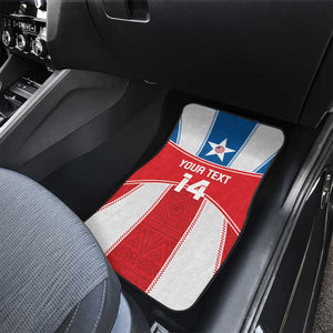 Custom Lone Stars Car Mats Liberia Football - Sporty Style