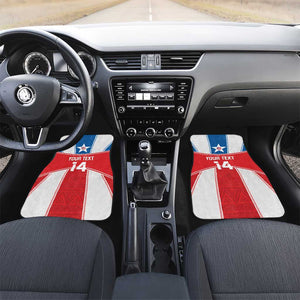 Custom Lone Stars Car Mats Liberia Football - Sporty Style