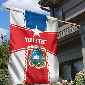 Custom Lone Stars Garden Flag Liberia Football - Sporty Style