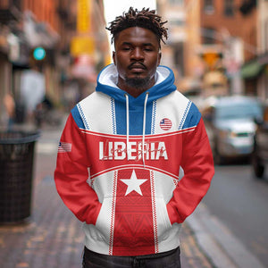 Custom Lone Stars Hoodie Liberia Football - Sporty Style