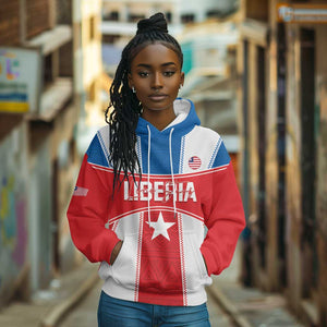 Custom Lone Stars Hoodie Liberia Football - Sporty Style