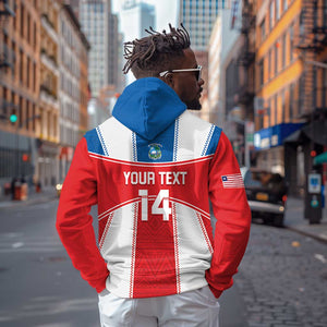 Custom Lone Stars Hoodie Liberia Football - Sporty Style