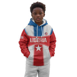 Custom Lone Stars Kid Hoodie Liberia Football - Sporty Style