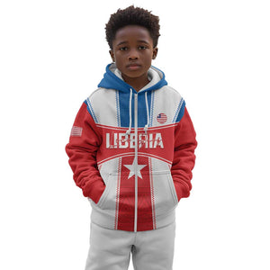 Custom Lone Stars Kid Hoodie Liberia Football - Sporty Style