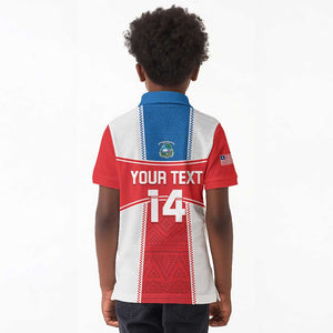 Custom Lone Stars Kid Polo Shirt Liberia Football - Sporty Style