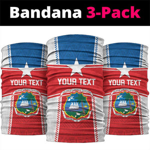 Custom Lone Stars Neck Gaiter Liberia Football - Sporty Style LT14